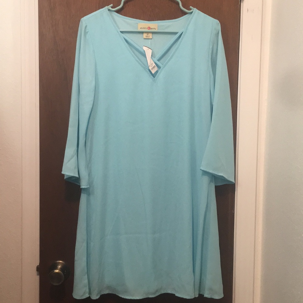 Turquoise Shirt Dress